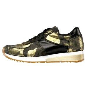 CoFi Holly Fashion Sneakers in Black and Gold Camouflage 9.5 NWOB